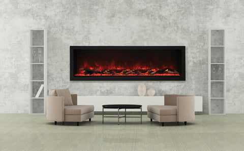 Panorama Series 70" Wall-Mount Fireplace