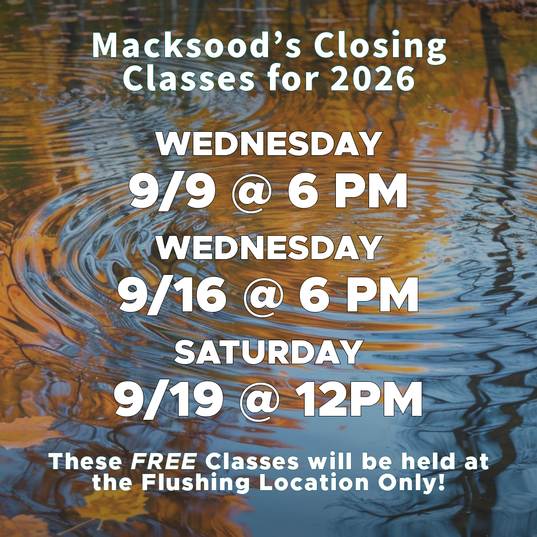 Closing School 2026