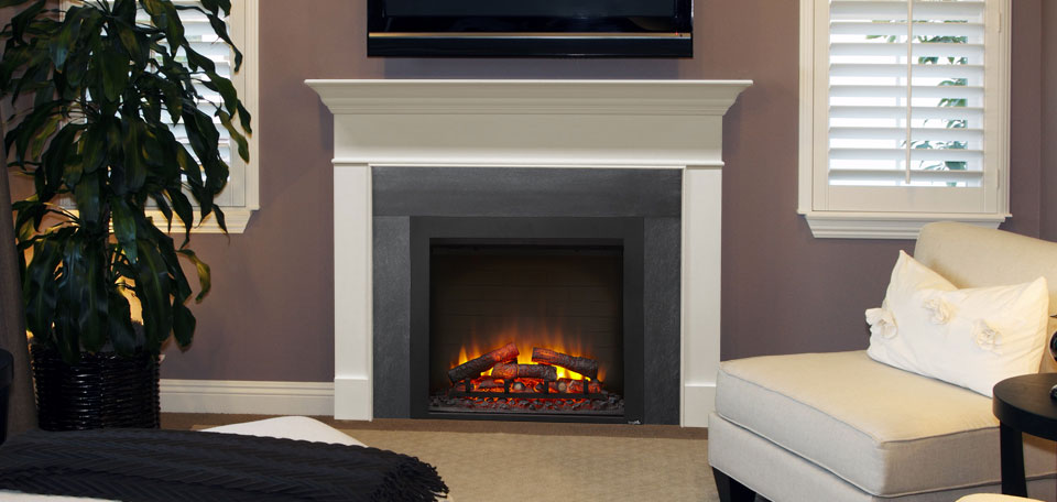 Built-In Electric Fireplace