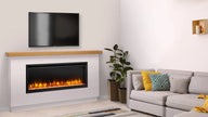 Allusion Platinum Linear Fireplace
