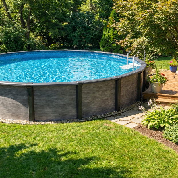 Zion 15' x 30' x 54" Oval Swimming Pool