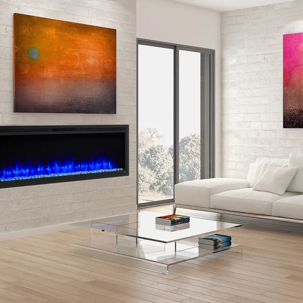 Allusion Platinum Linear Fireplace