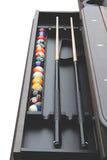 8' Elias Pool Table with Storage Drawer