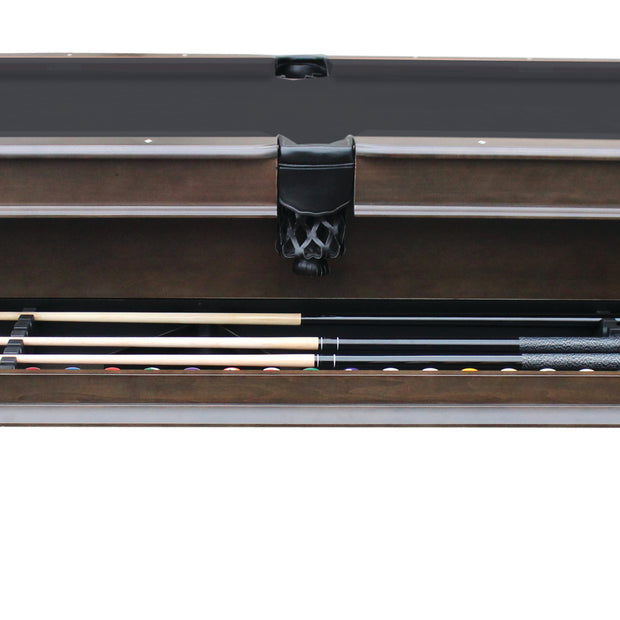 8' Elias Pool Table with Storage Drawer