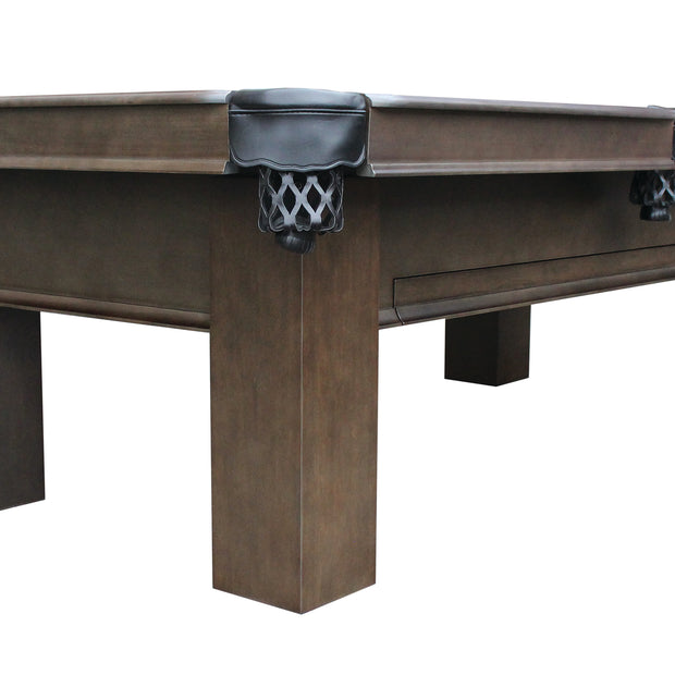 8' Elias Pool Table with Storage Drawer