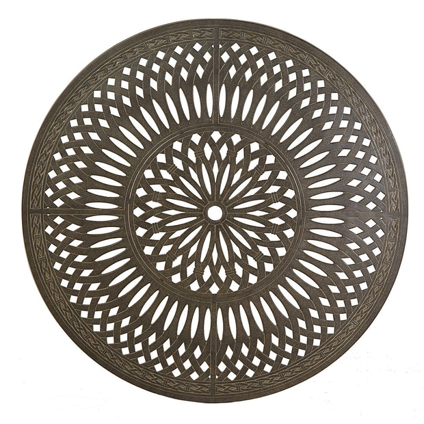 Mayfair cast aluminum 48" Dining Table