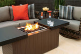 48"x24" Functional Fire Pit - Smooth Black Top