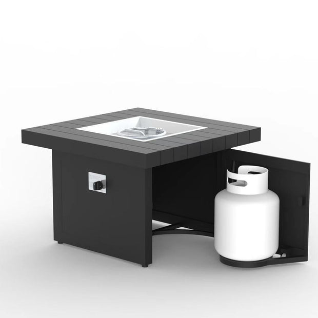 34" Square Fire Pit Table