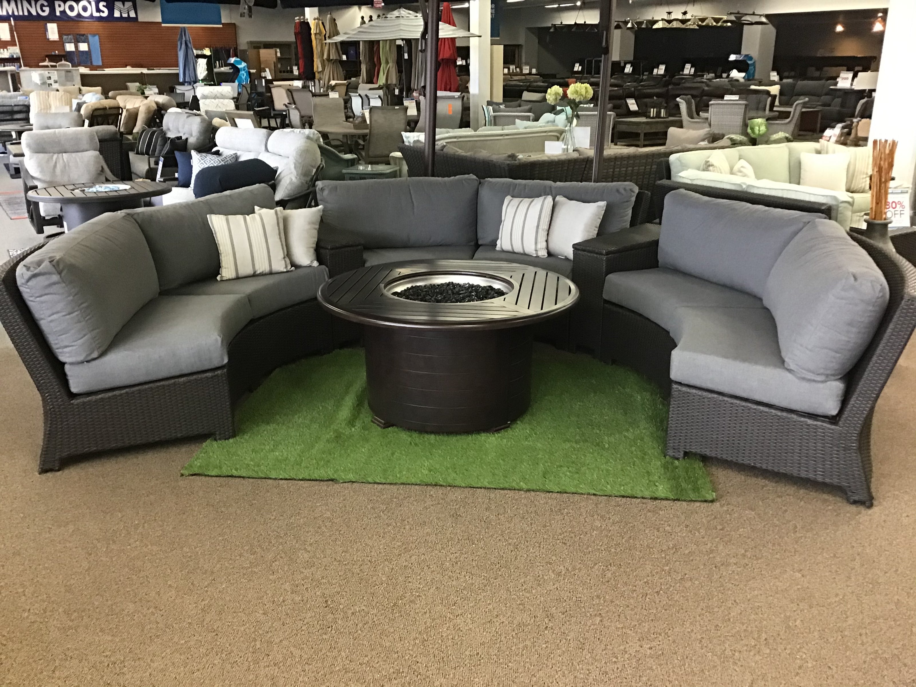 Cabo Curved Wicker Sectional