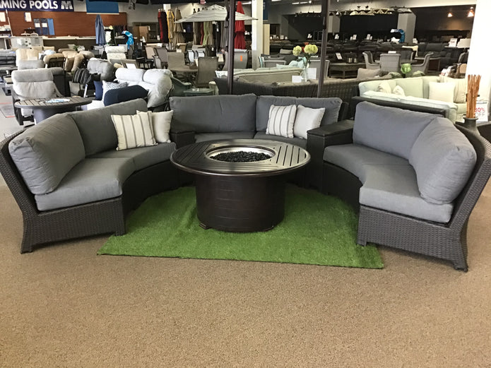 Cabo Curved Wicker Sectional