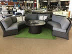 Cabo Curved Wicker Sectional