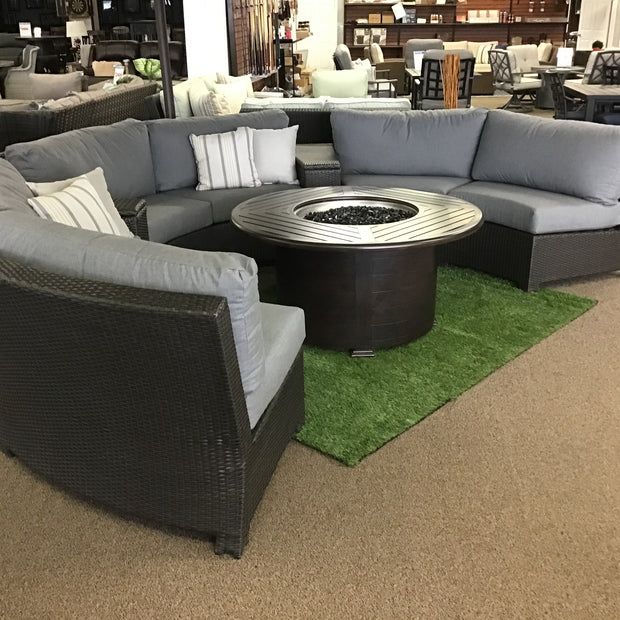 Cabo Curved Wicker Sectional