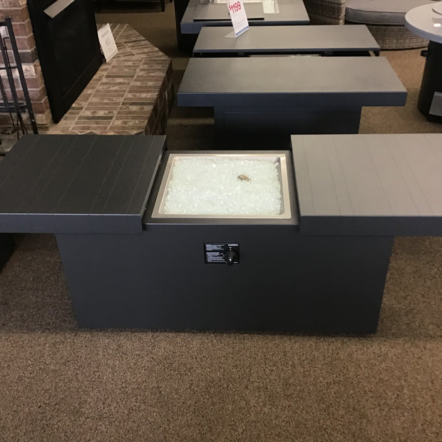 48"x24" Functional Fire Pit - Smooth Concrete Top