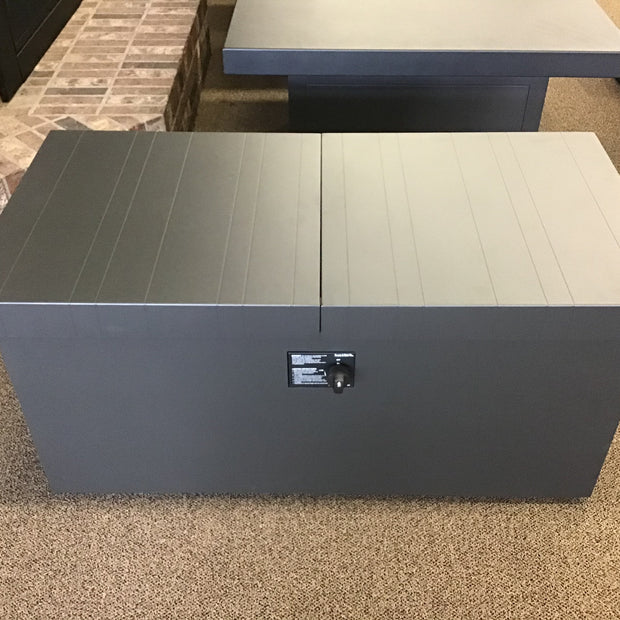 48"x24" Functional Fire Pit - Smooth Concrete Top