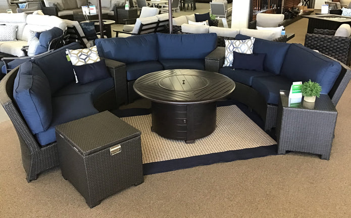 Cabo Curved Wicker Sectional