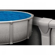 Elegance Grey 27' x 54" Round Swimming Pool