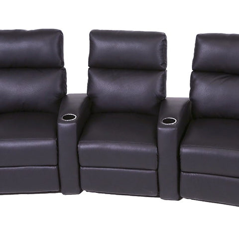Milan 3 Seat Home Theater Group