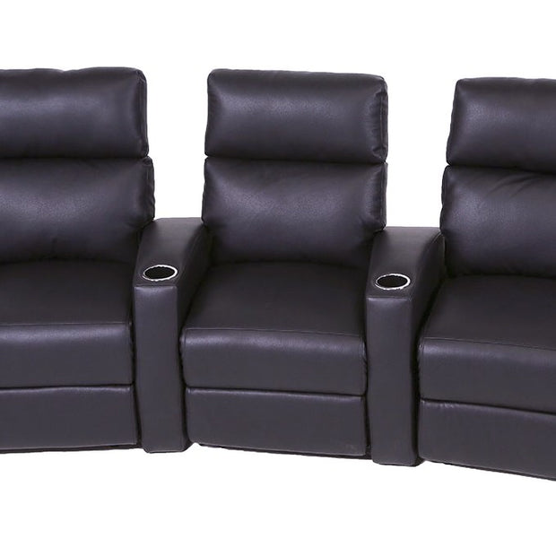 Milan 3 Seat Home Theater Group