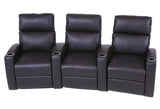 Milan 3 Seat Home Theater Group