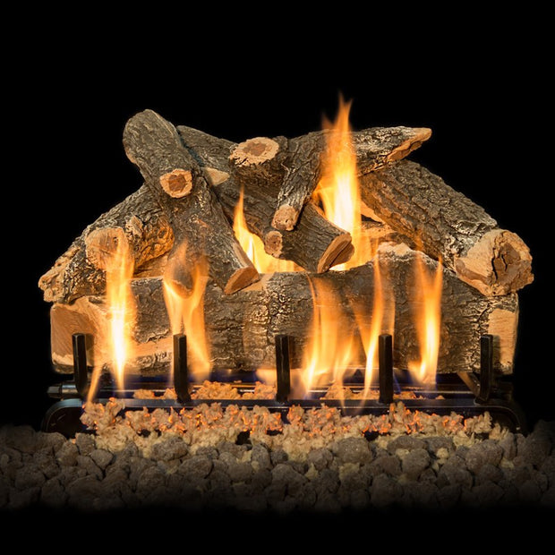 Weathered Oak Vented Gas Log