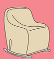Rocking Chair Cover CP212