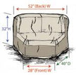 Sectional Modular End RIGHT Cover CP306