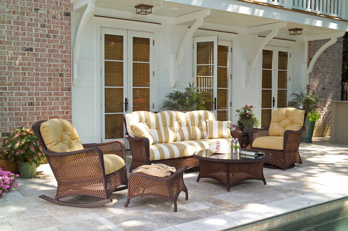 outdoor furniture, patio furniture, lloyd flanders, patio sets