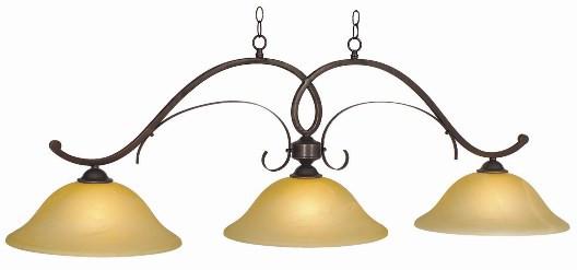 Billiard Light 3 shade Hawthorn HAW-B56 ORB